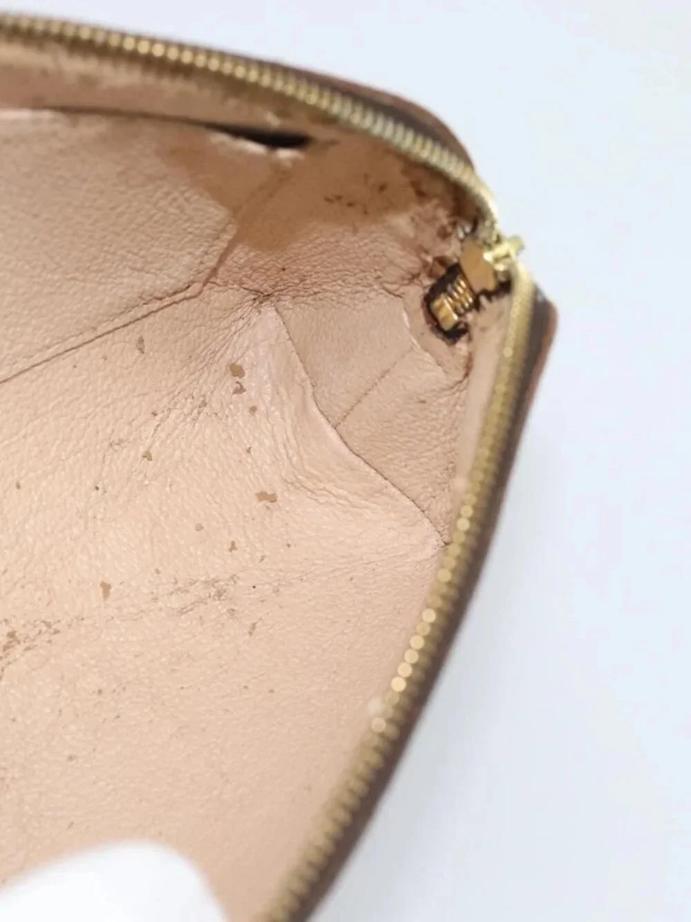 LOUIS VUITTON Monogram Pochette Cosmetic PM Pouch M43998 LV Auth hk3910